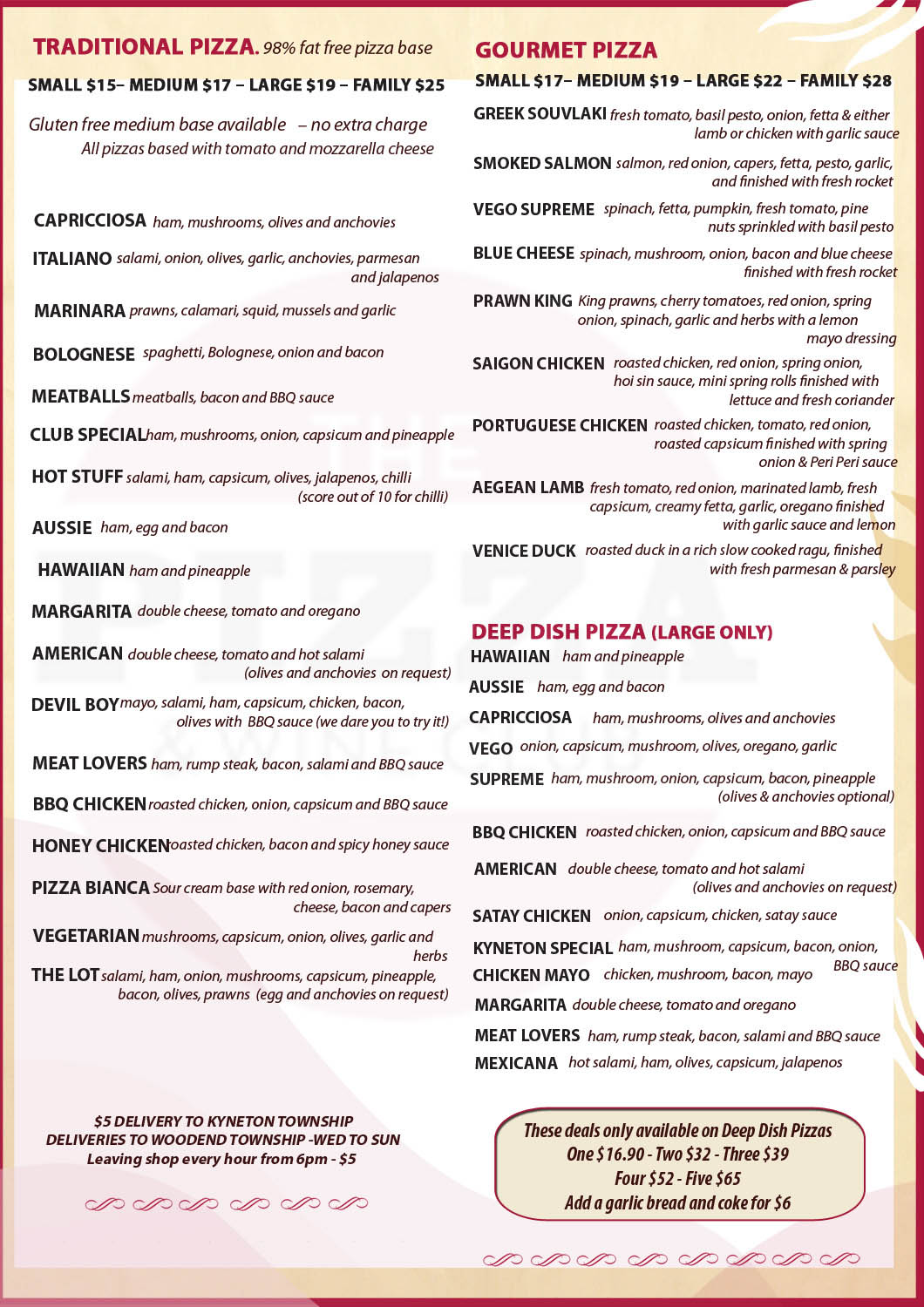 Menu Design by Kowzi for Pizza Club | Design #12753928