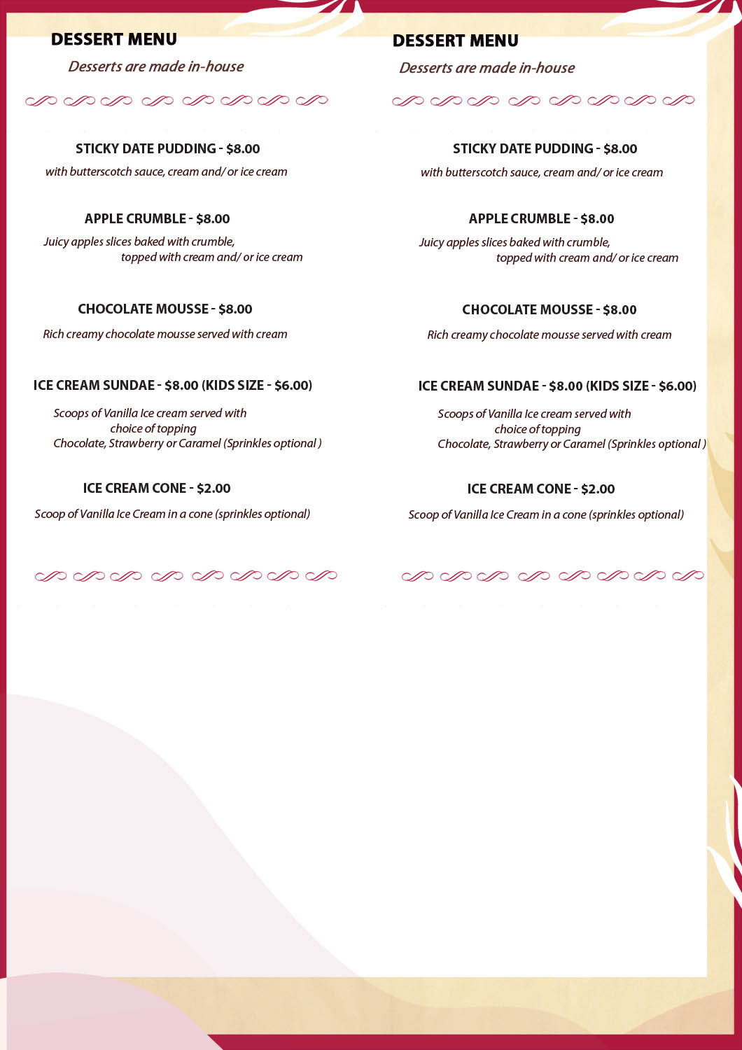 Menu Design by Kowzi for Pizza Club | Design #12753930