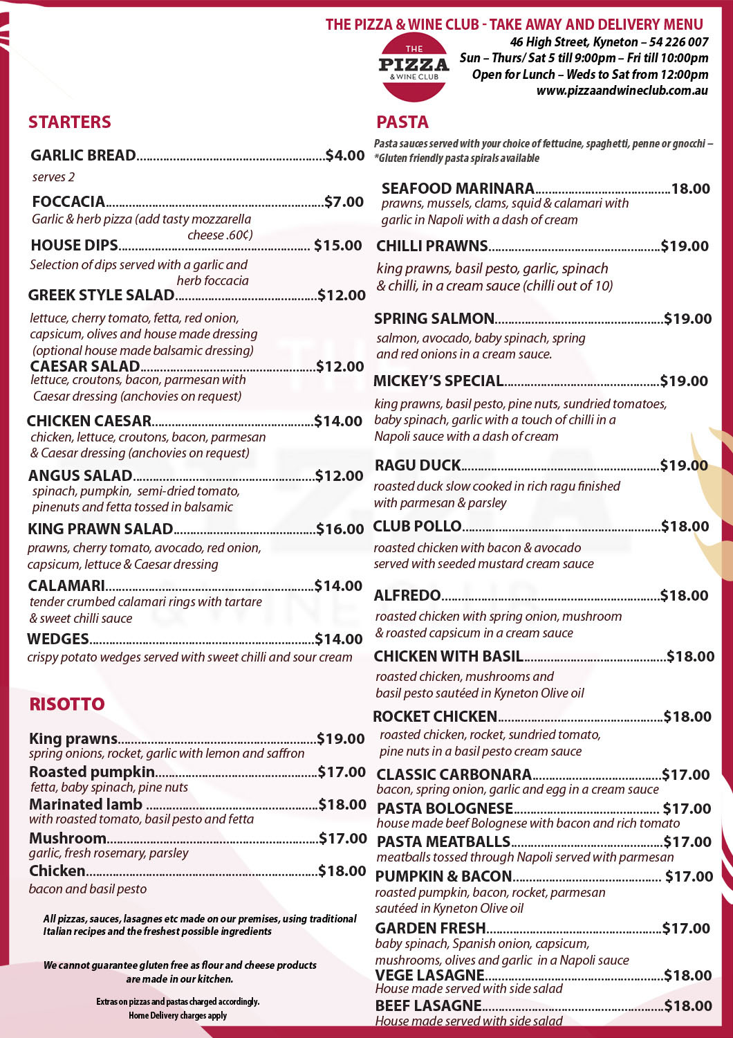 Menu Design by Kowzi for Pizza Club | Design #12753931