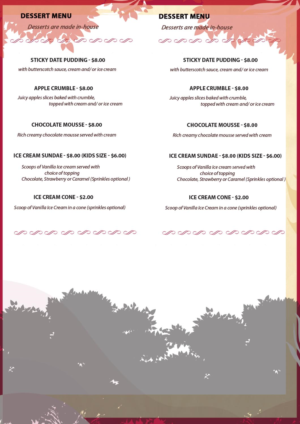 Menu Design by Kowzi for Pizza Club | Design: #12754071