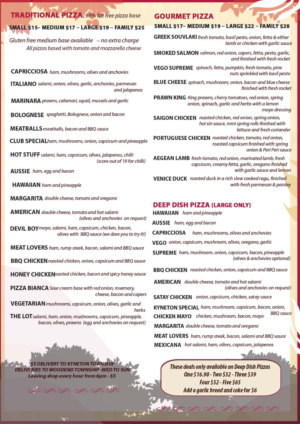 Menu Design by Kowzi for Pizza Club | Design: #12754072