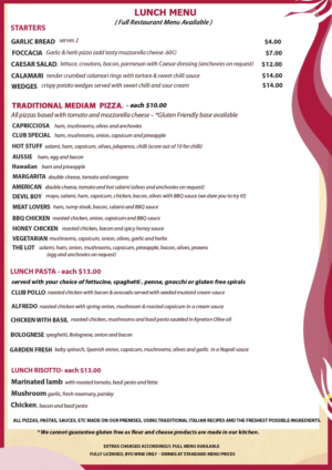 Menu Design by Kowzi for Pizza Club | Design: #12754168