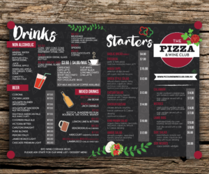 Menu Design by CerezaChan for Pizza Club | Design: #12751096