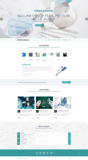 Web Design by pb for Vision Surgical  | Design: #12666861