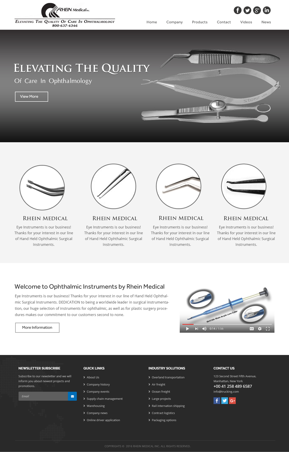 Web Design par Xclusive Designers pour Vision Surgical  | Design #12738147