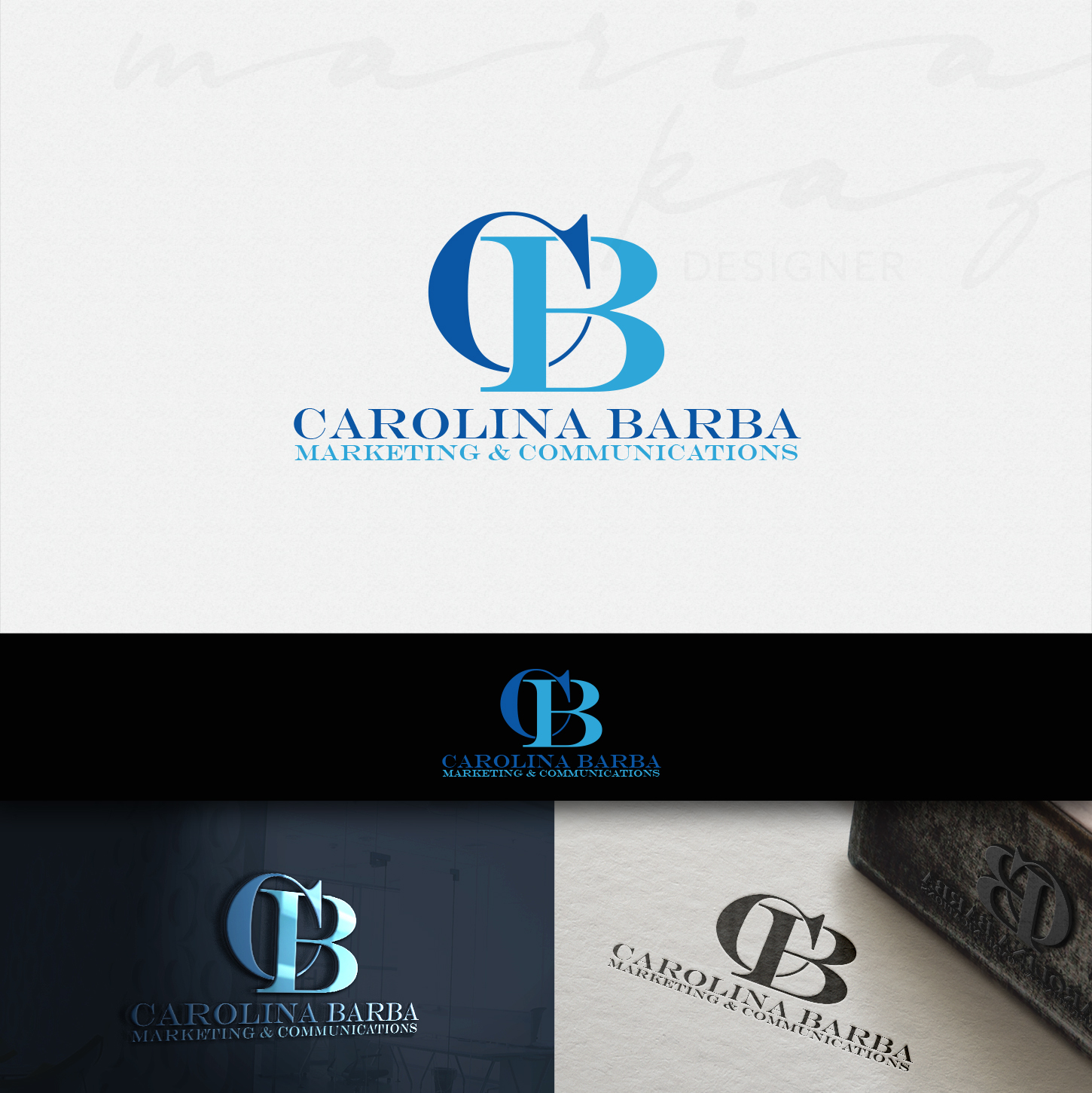 Logo Design by maria-kaz for CB Marketing & Communications | Design #12656301