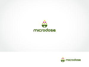 Microdose, MICRODOSE (all caps), Possibly in a Bauhaus style font, or something sleek and futuristic.  | Logo Design by ArtTank