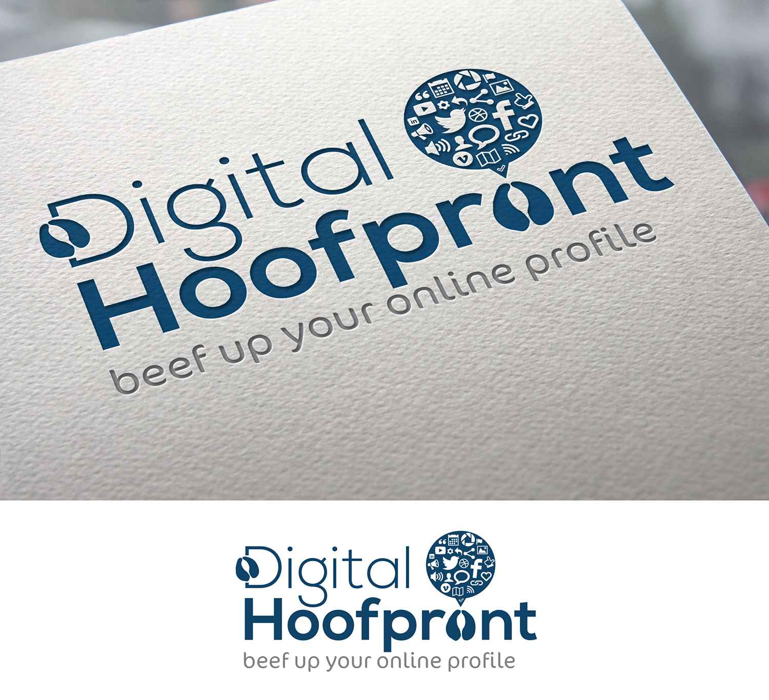 Logo Design by Anooshaa Kachhia for Digital Hoofprint | Design #12769153