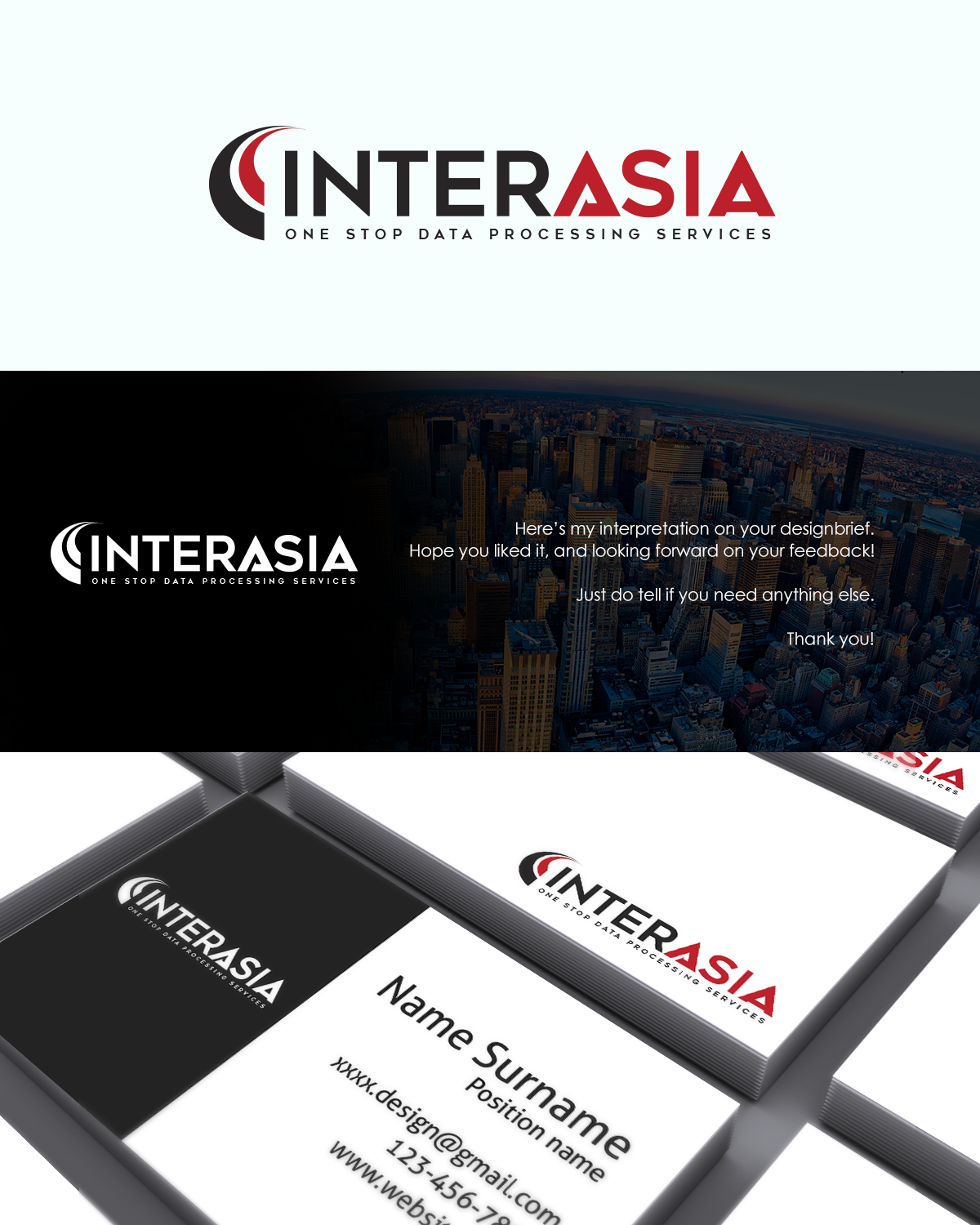 Logo Design by RM DSGNS for InterAsia Co. Pte Ltd. | Design #12661363