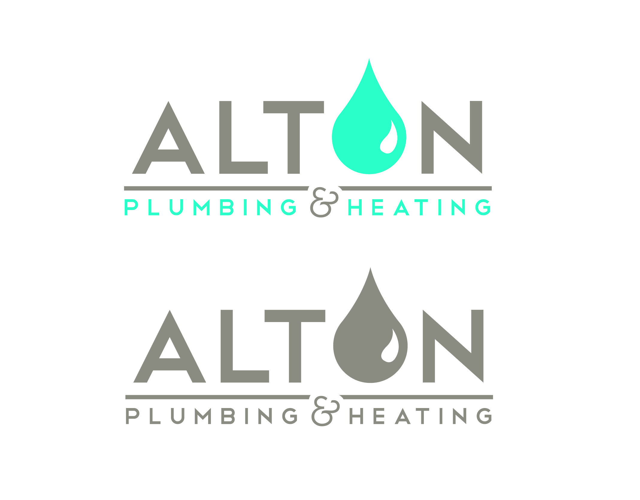 Logo-Design von True Blue Graphics für Alton Plumbing and Heating | Design #29678