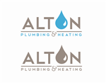 Logo Design by True Blue Graphics for Alton Plumbing and Heating | Design #29678