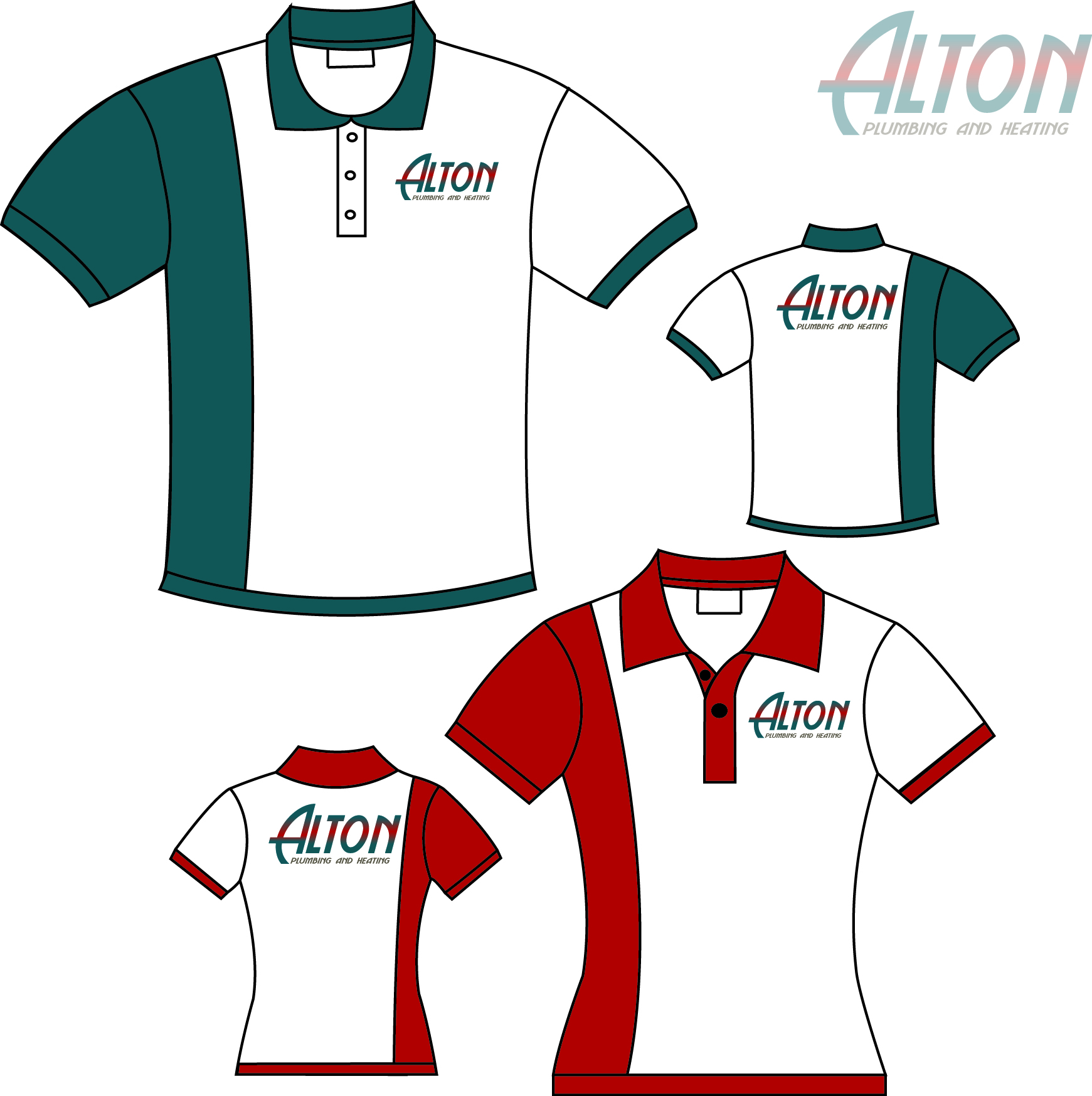 Plumbing Logo Design for Alton Plumbing and Heating by Stellar Designs Design 29695