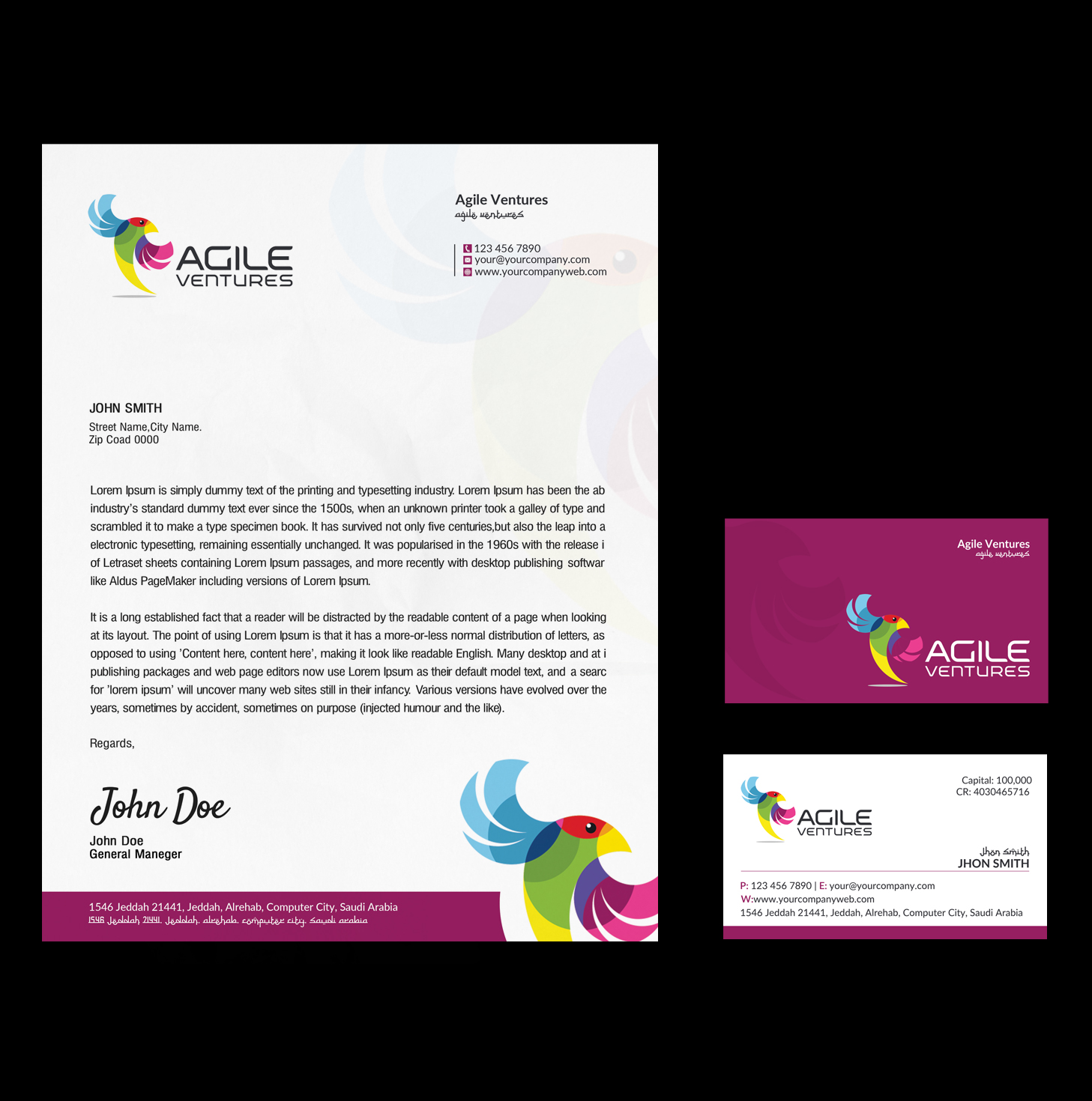 Stationery Design by SL Designer for this project | Design #12660066