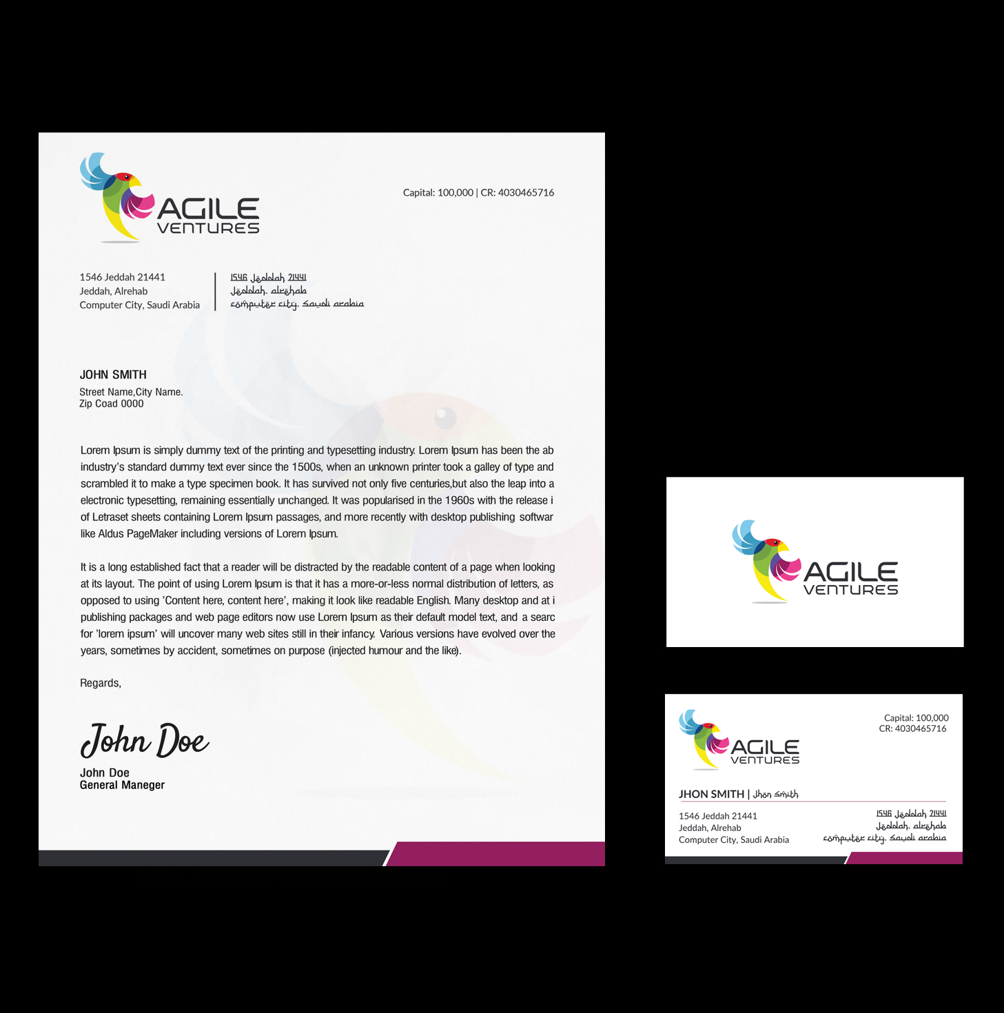 Stationery Design by SL Designer for this project | Design #12660069