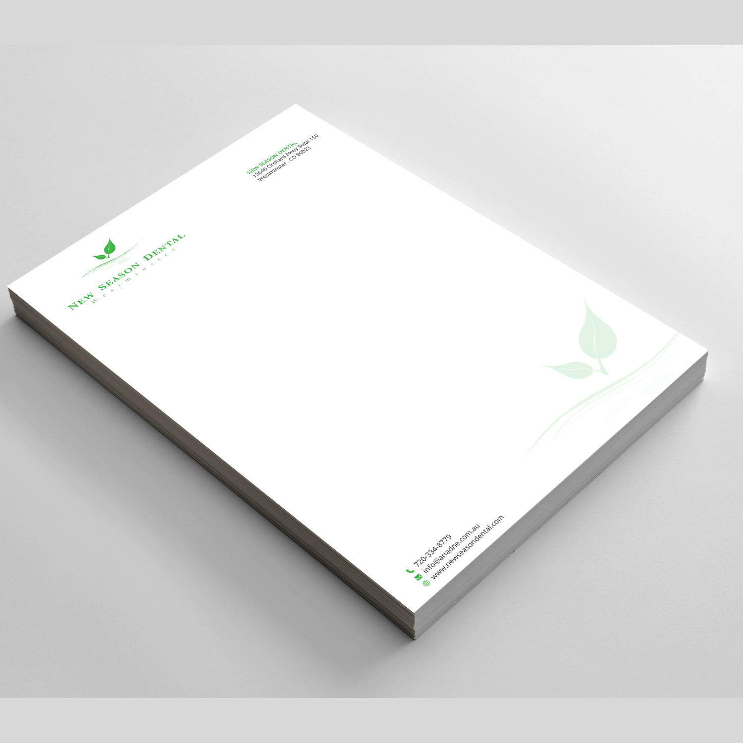 Stationery Design by Right_D for New Season Dental | Design #12708839