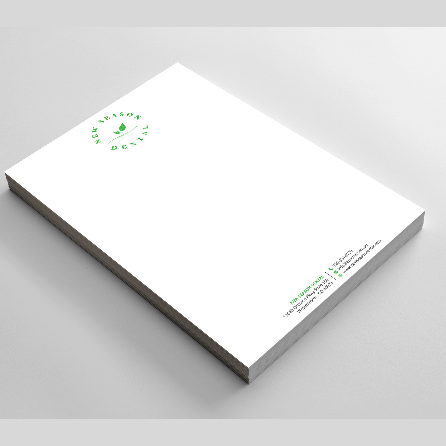Stationery Design by Right_D for New Season Dental | Design #12709023