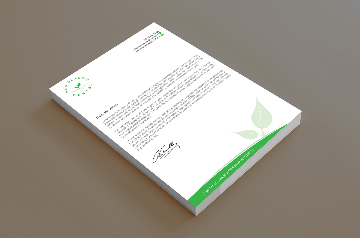 Stationery Design by alpesh9520 for New Season Dental | Design #12701952
