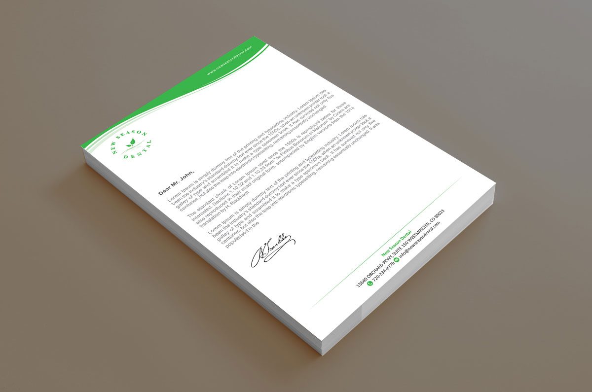 Stationery Design by alpesh9520 for New Season Dental | Design #12707521
