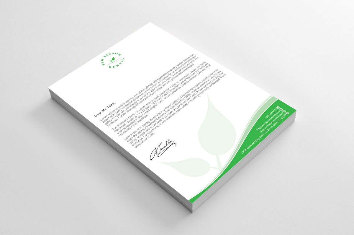 Schreibwaren-Design von alpesh9520 für New Season Dental | Design #12707683