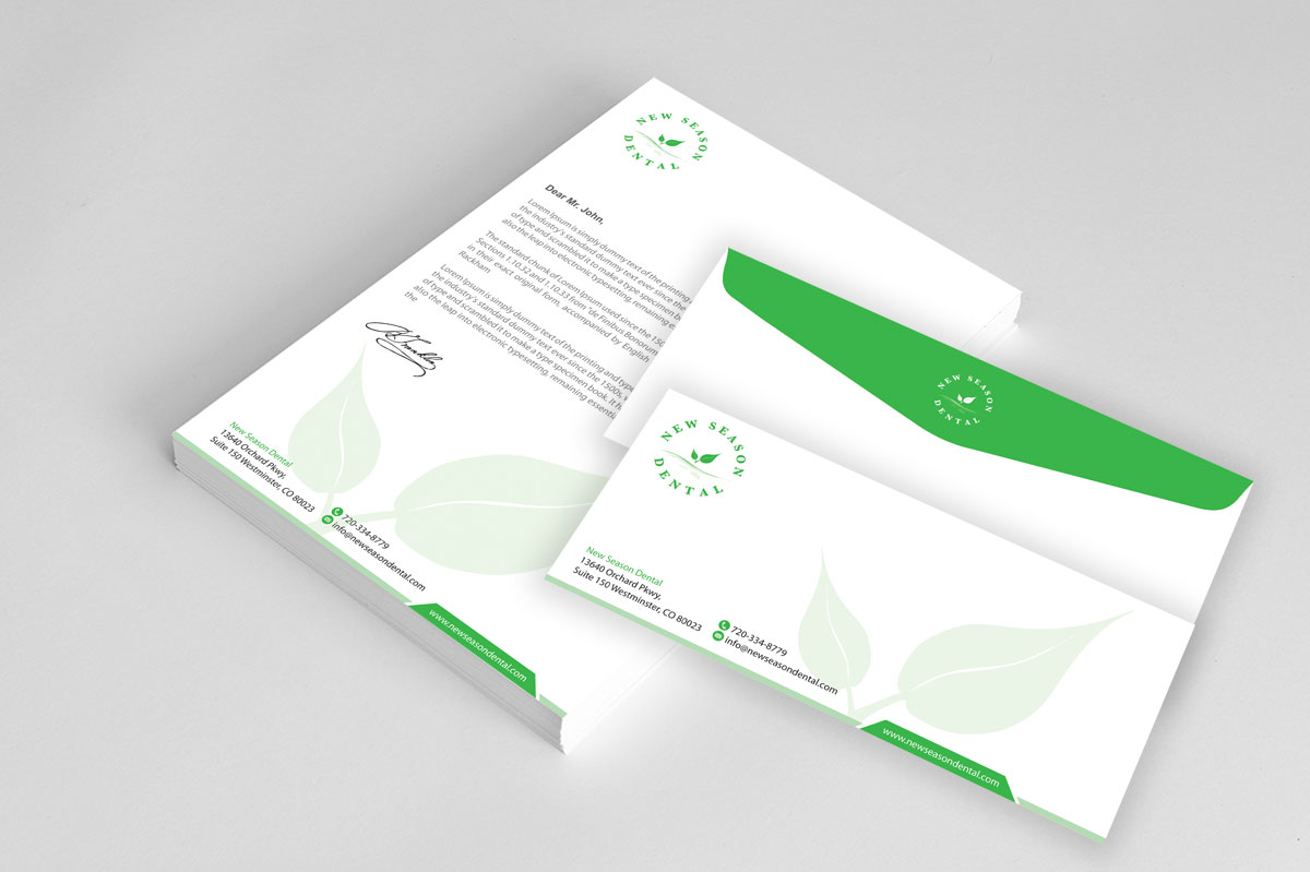 Stationery Design by alpesh9520 for New Season Dental | Design #12719751