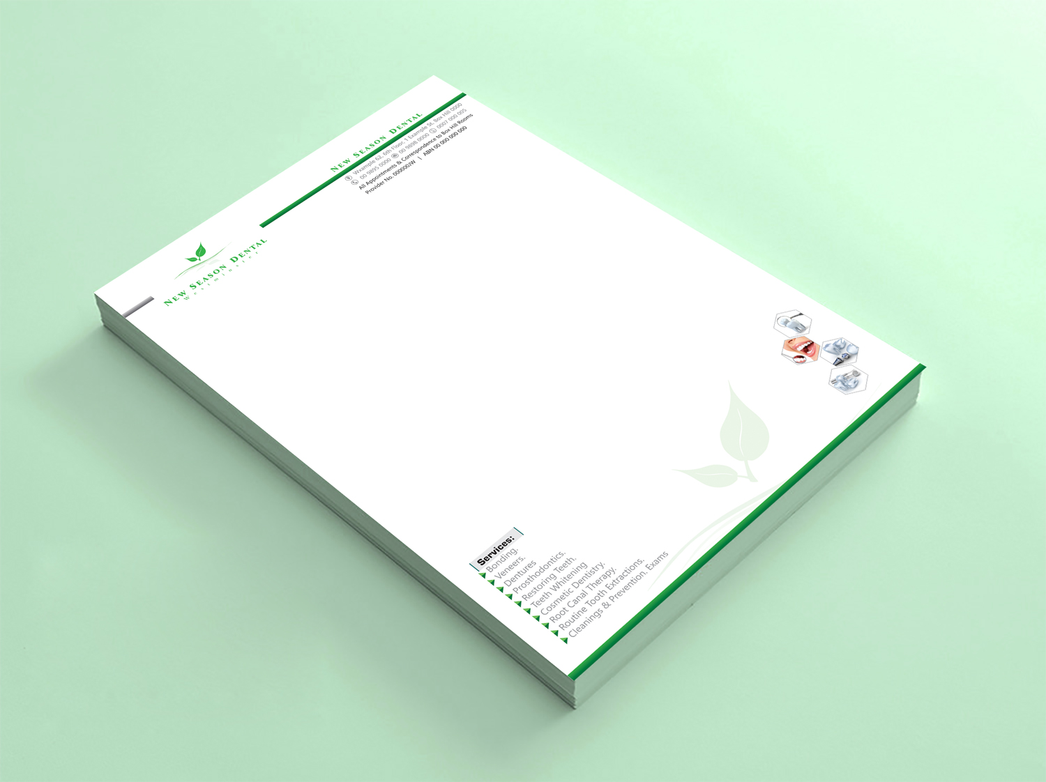 Stationery Design by Petter Goms for New Season Dental | Design #12699657
