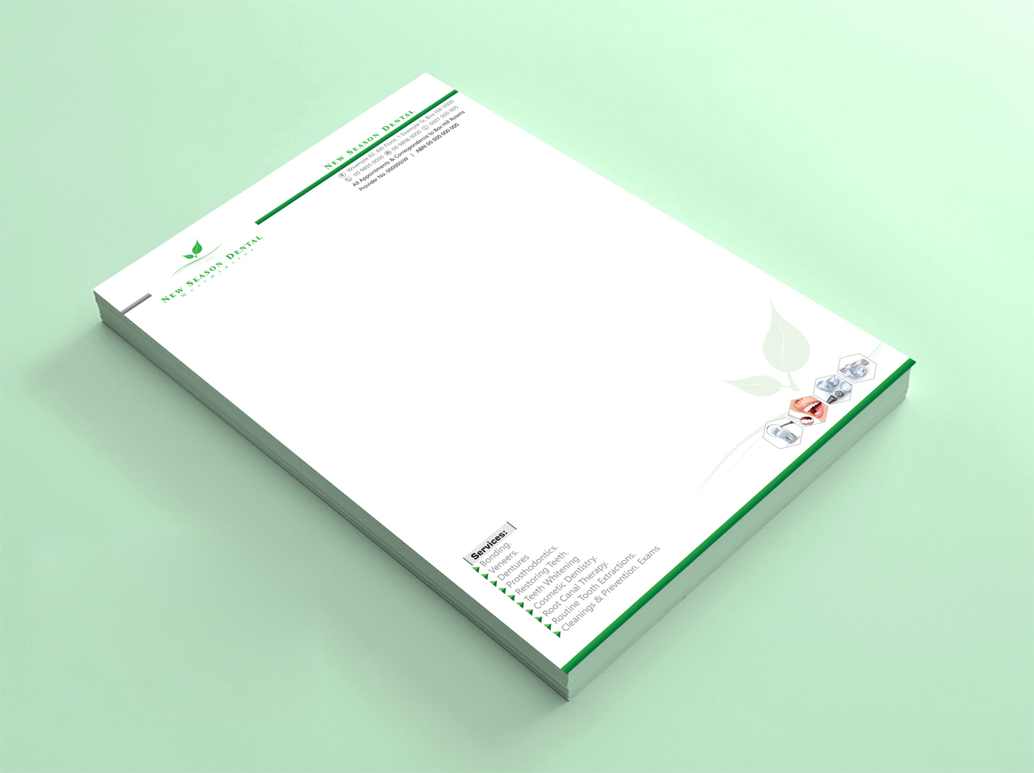 Stationery Design by Petter Goms for New Season Dental | Design #12699892