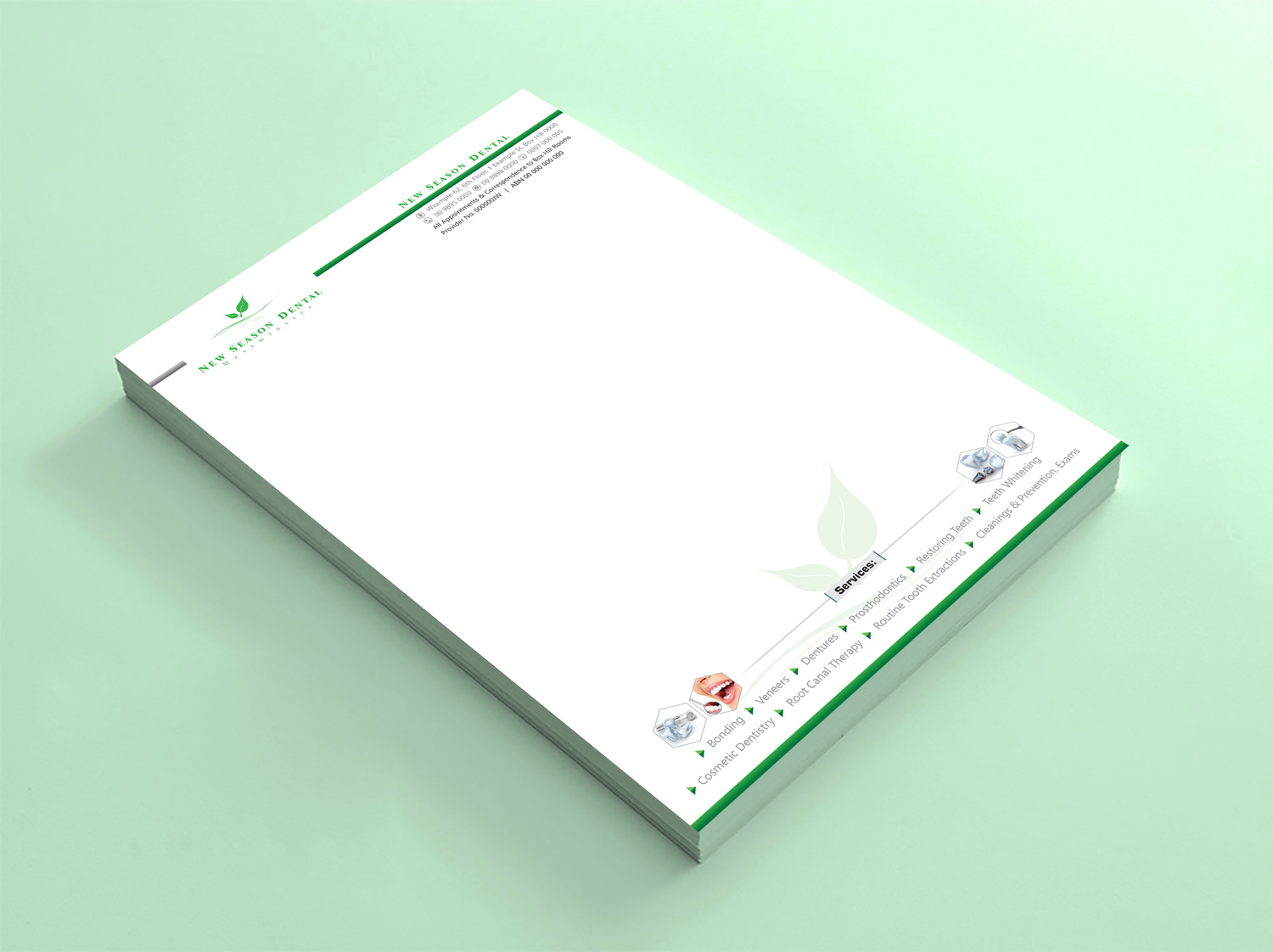 Stationery Design by Petter Goms for New Season Dental | Design #12701656