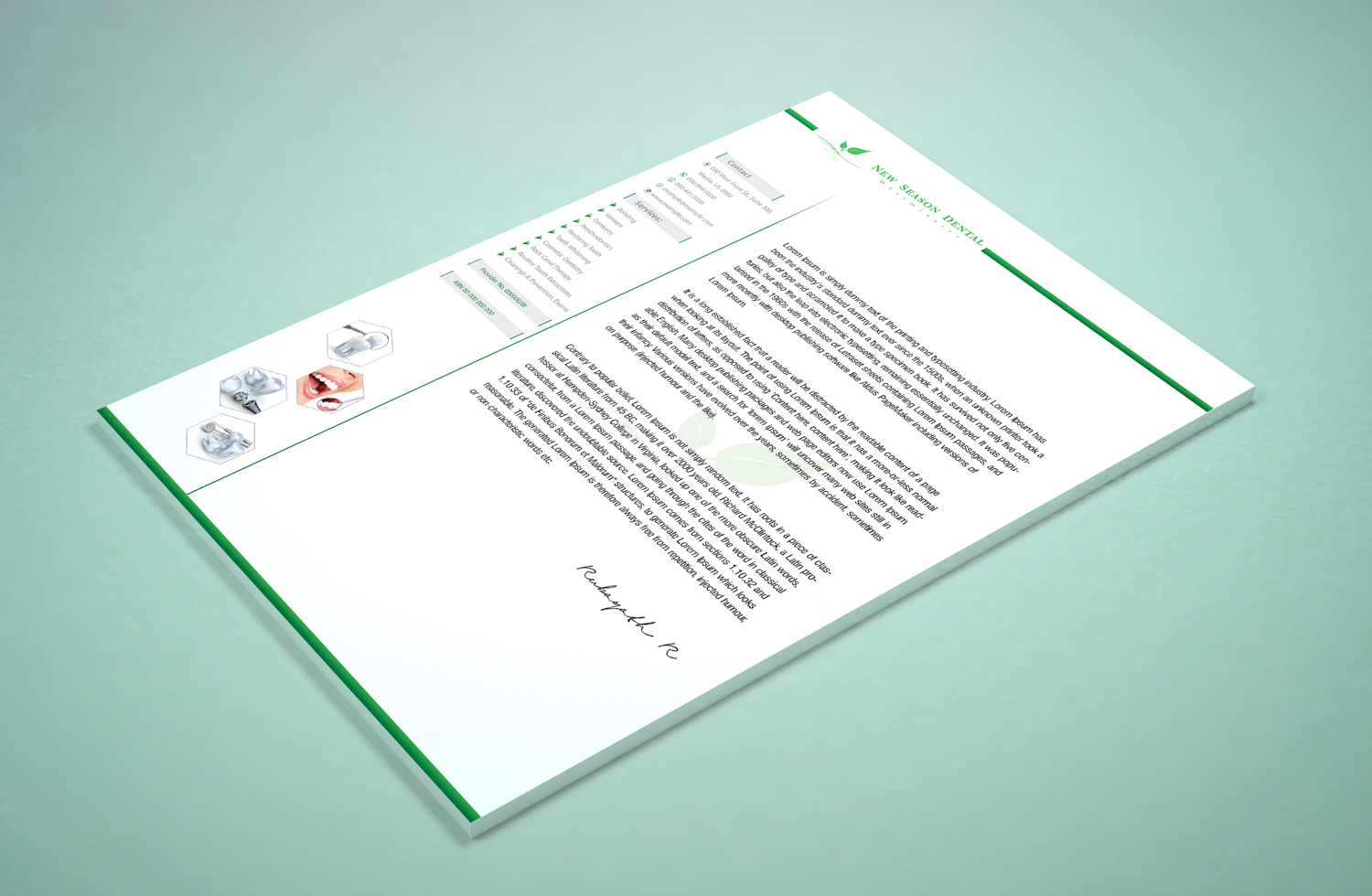 Stationery Design by Petter Goms for New Season Dental | Design #12703494