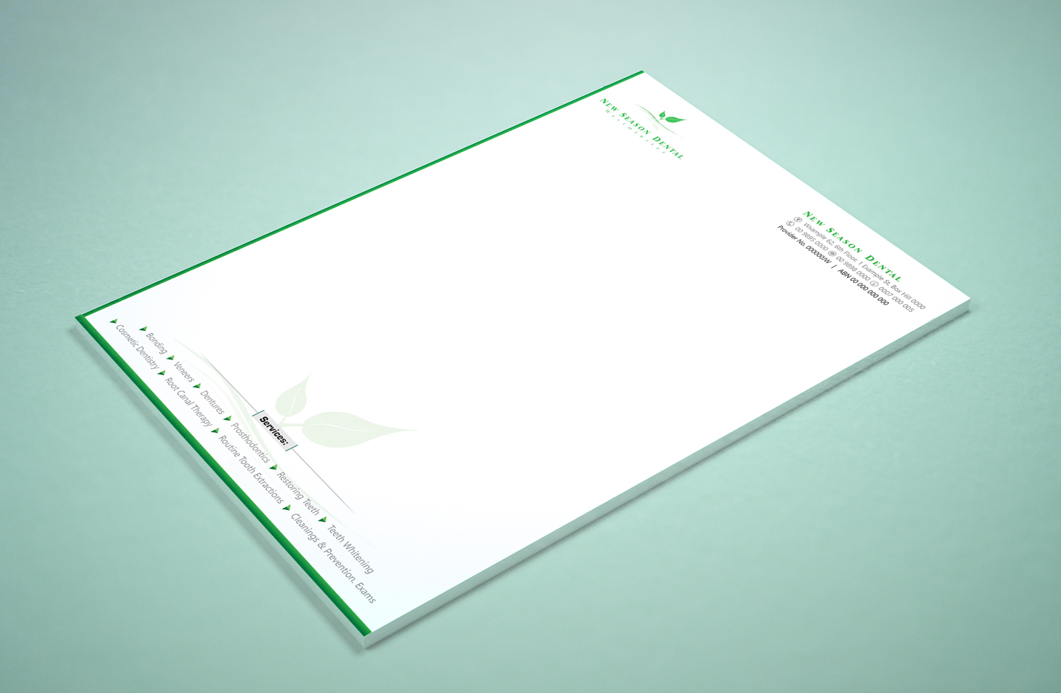 Design de Papeterie par Petter Goms pour New Season Dental | Design #12714067