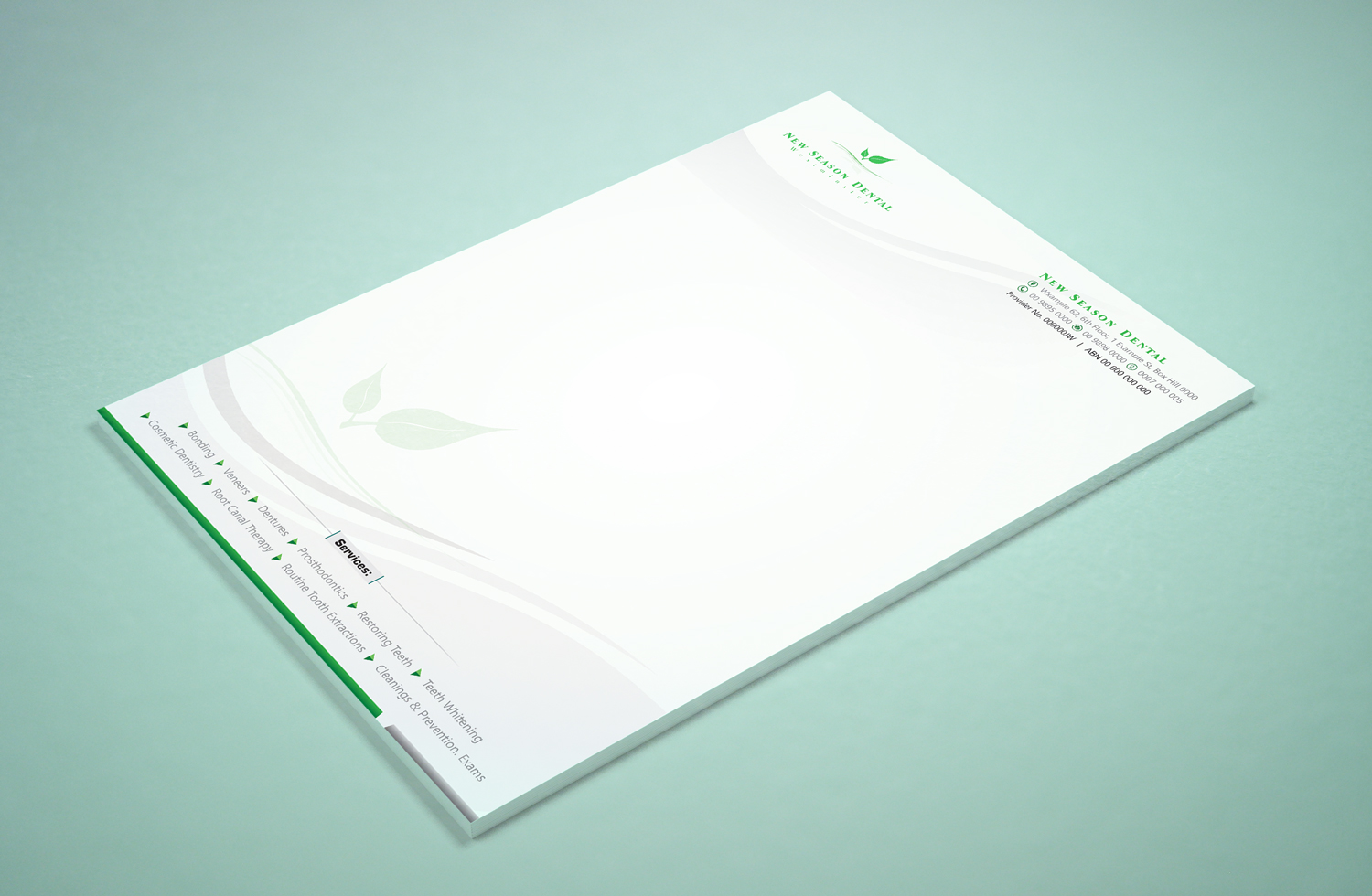 Schreibwaren-Design von Petter Goms für New Season Dental | Design #12714301