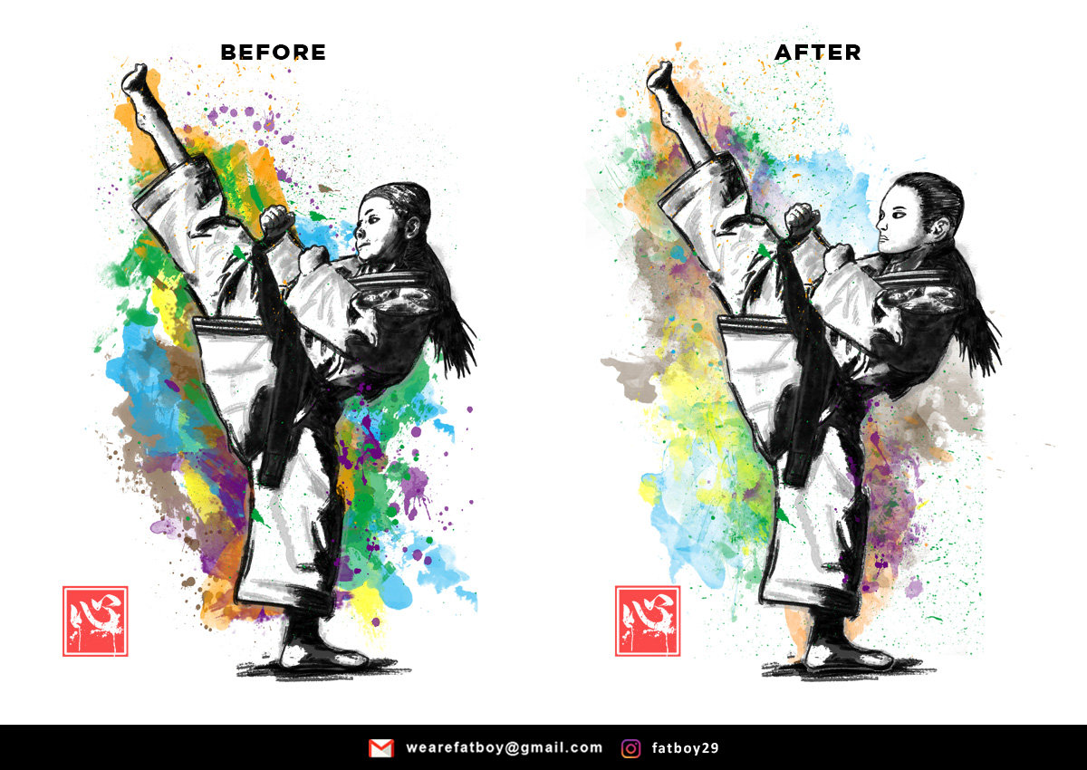 T-shirt Design by Fatboy Graphic for Pawling Karate, LLC | Design #12743270