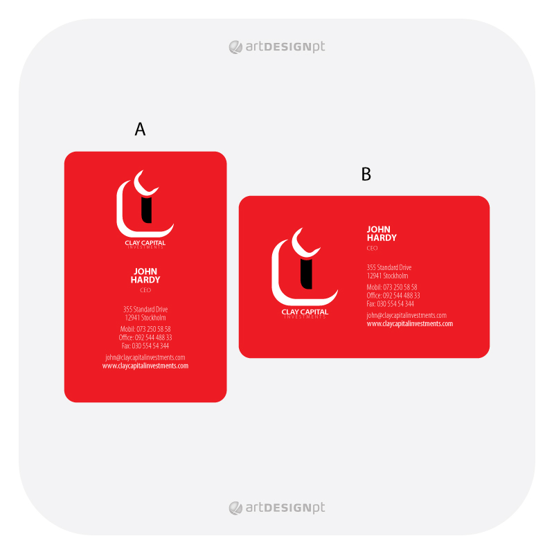 Business Card Design by artdesignpt for this project | Design #524421