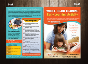 Whole brain training Early Learning Activity needs brochure | Design de Brochure par meet007