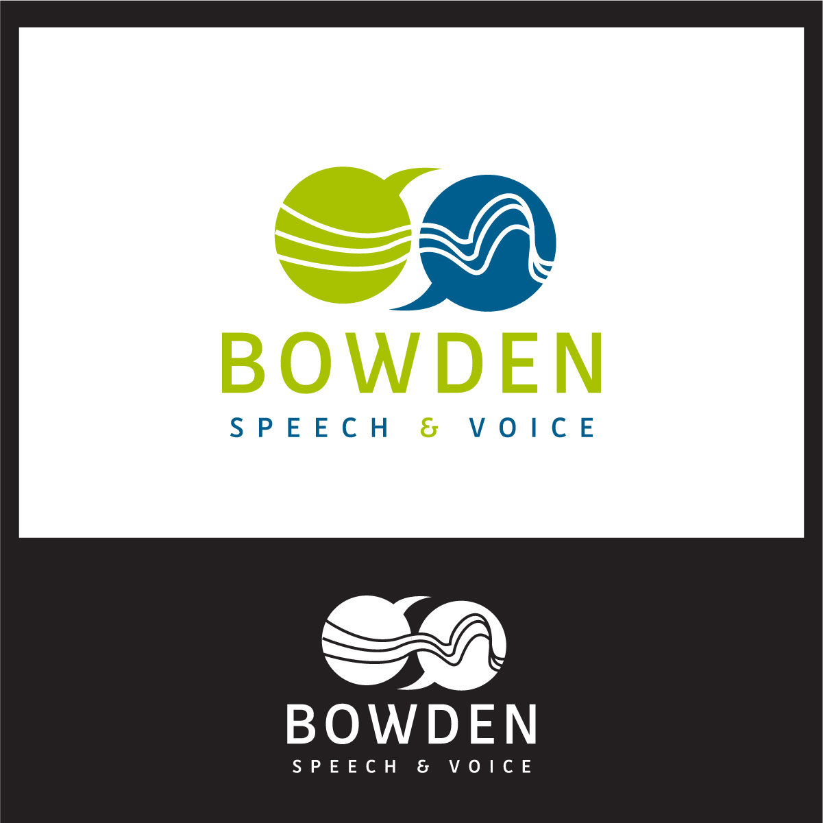 Logo Design by 3Guys for Bowden Speech & Voice | Design #12709452