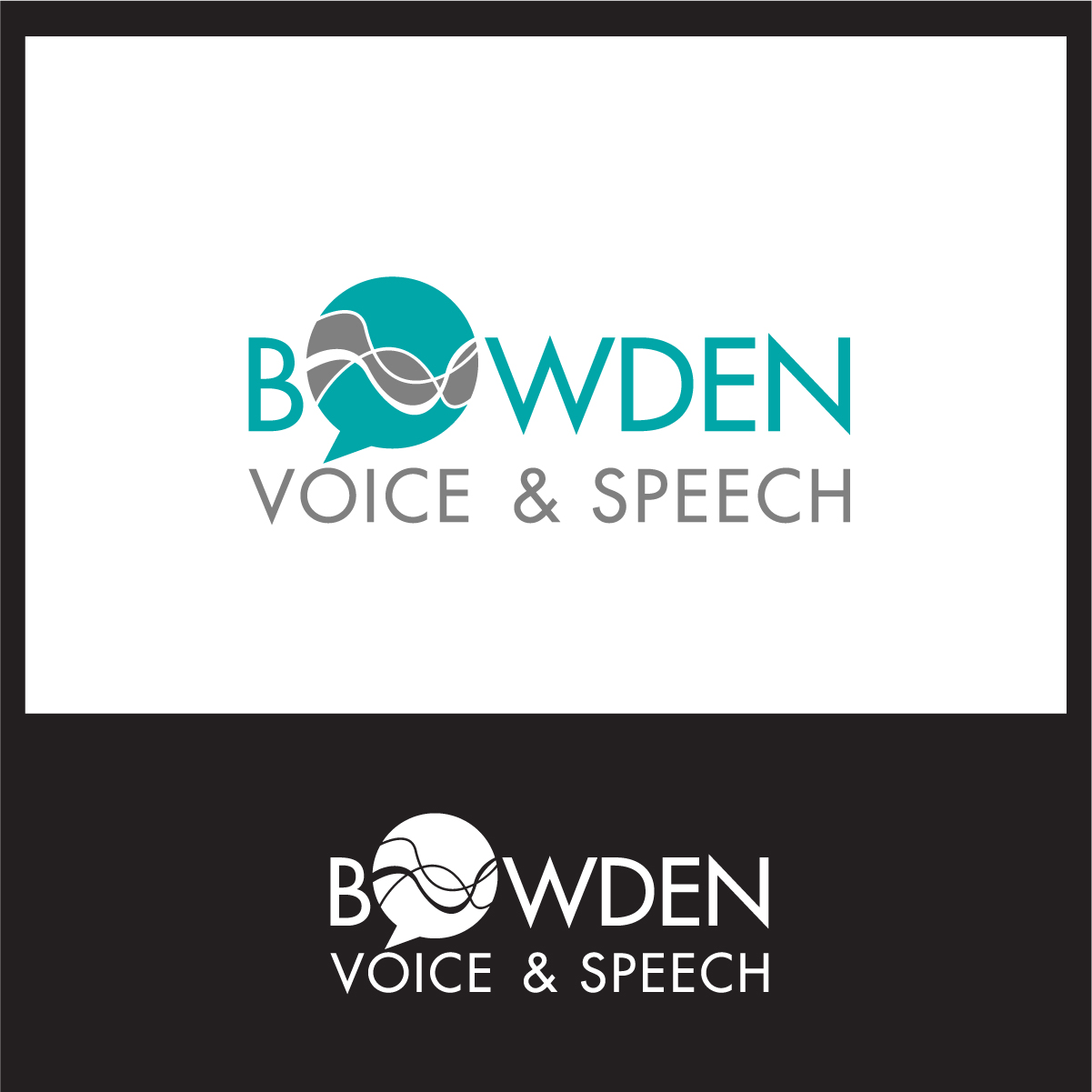 Logo Design by 3Guys for Bowden Speech & Voice | Design: #12757824