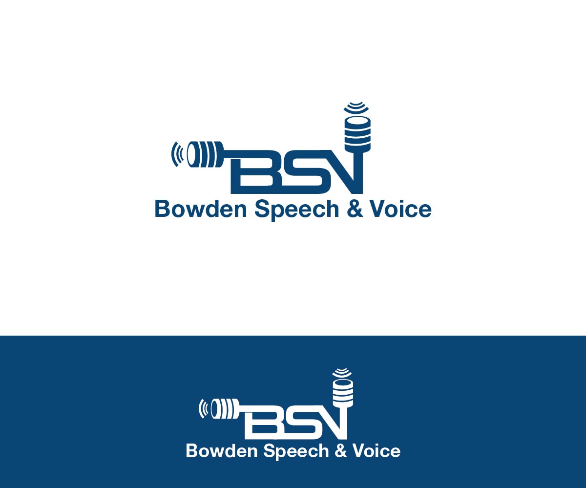 Logo Design by Isnah Logo for Bowden Speech & Voice | Design #12679298