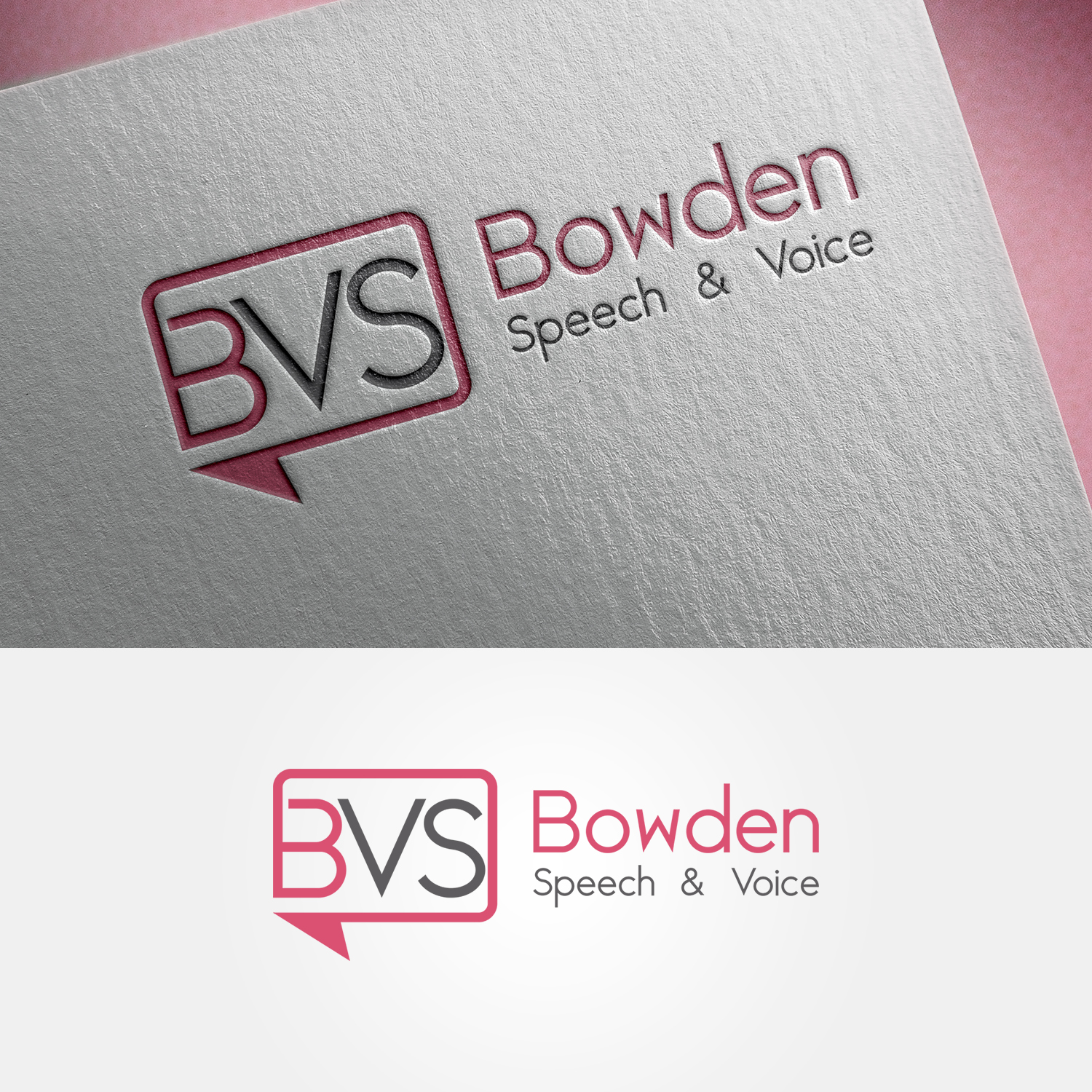 Logo Design by GRAFFYC for Bowden Speech & Voice | Design #12678195