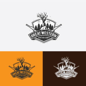 Logo Design by Pixol for Great Western Hunting Camps | Design: #12736210
