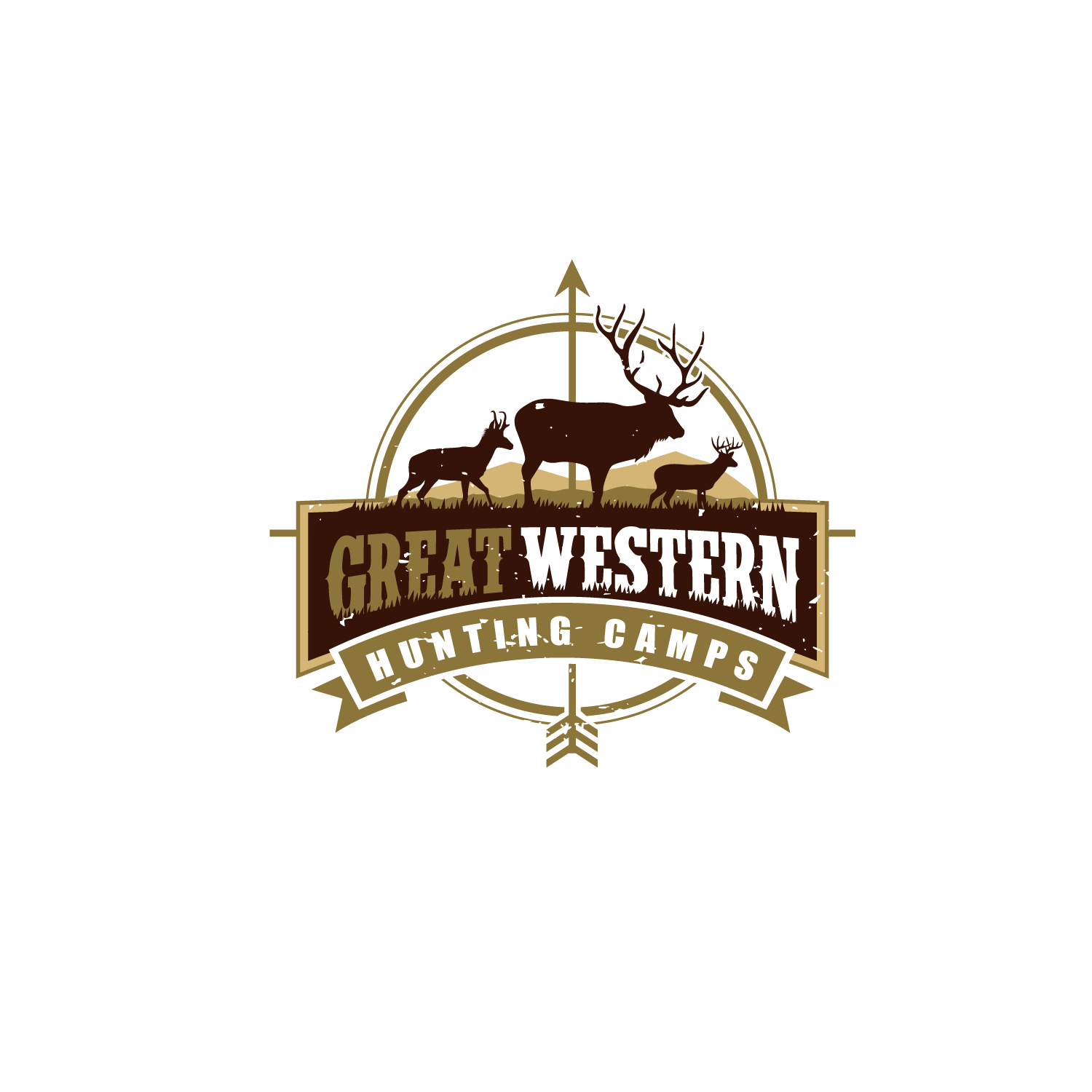 Logo-Design von Pixol für Great Western Hunting Camps | Design #12767044