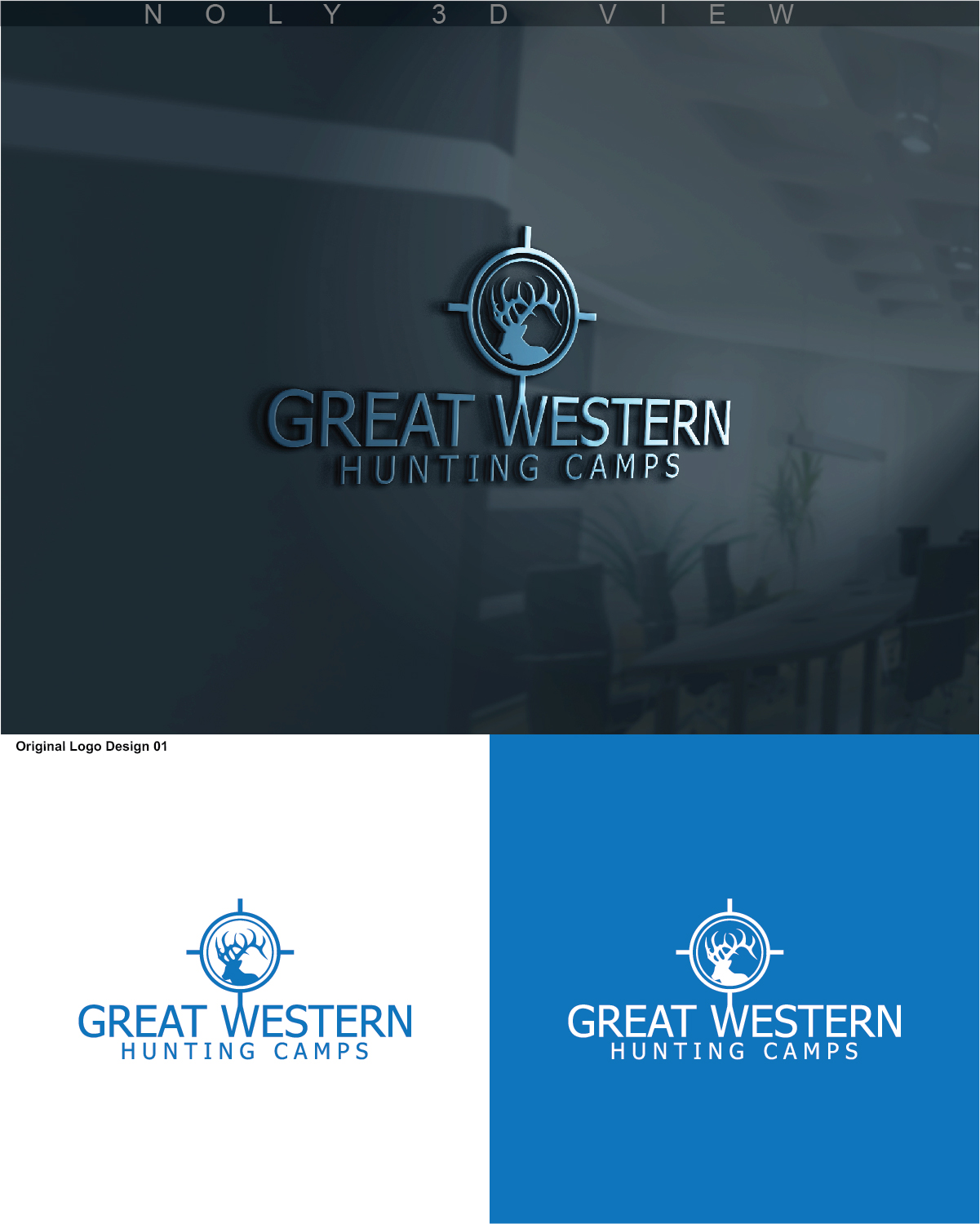 Logo Design by tracy231976 for Great Western Hunting Camps | Design #12662724