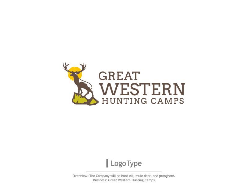 Logo Design by sarahlakhani258 for Great Western Hunting Camps | Design #12664852