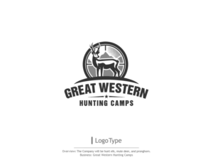 Logo Design by sarahlakhani258 for Great Western Hunting Camps | Design: #12665355
