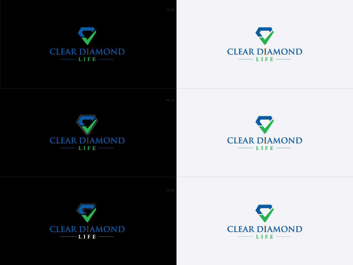 Logo Design by Kejo87 for Clear Diamond Life | Design #12709434