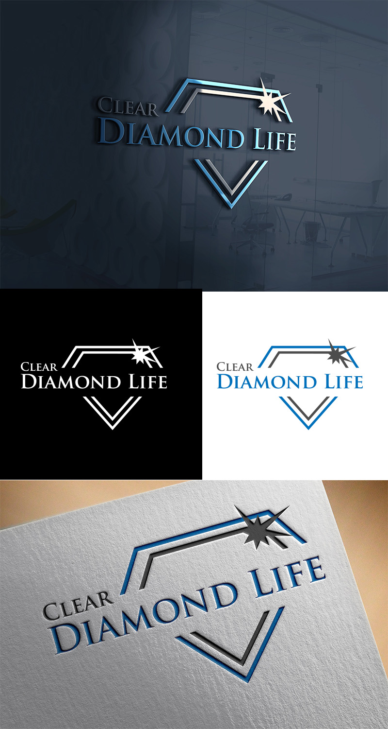 Logo Design by king solangi for Clear Diamond Life | Design #12669556