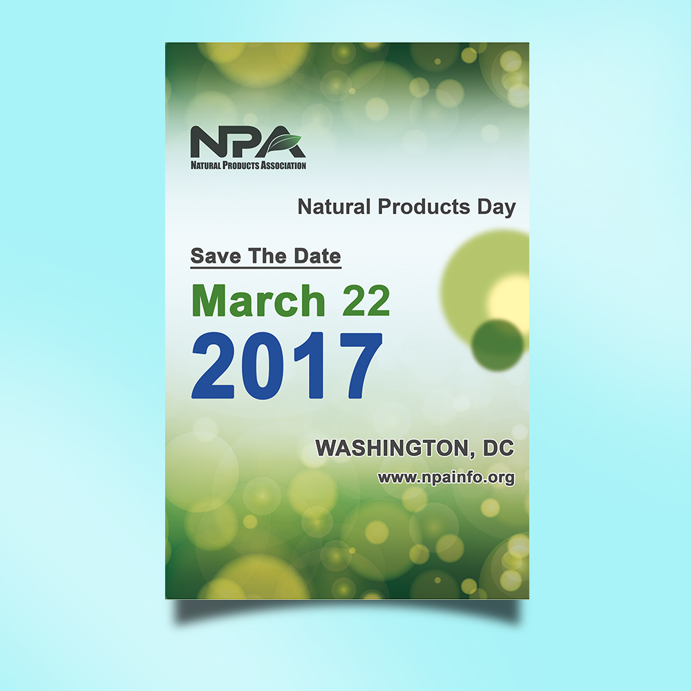 Flyer Design by Mirjana Subotic for Natural Products Association | Design #12845966