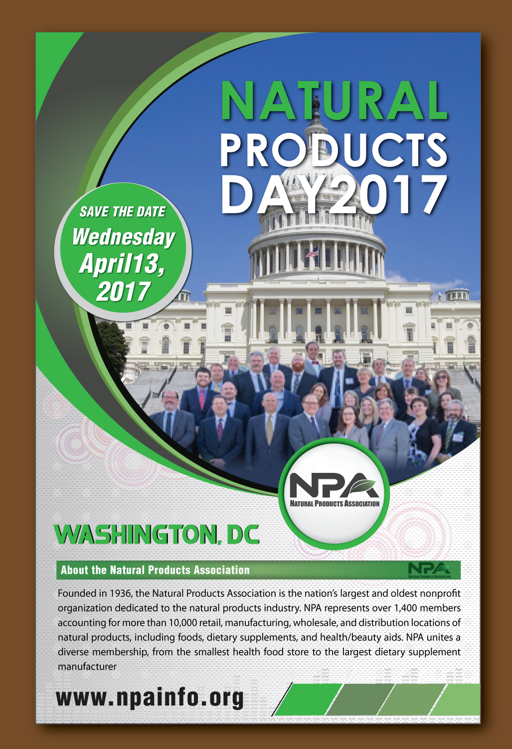 Flyer Design by meet007 for Natural Products Association | Design #12731876