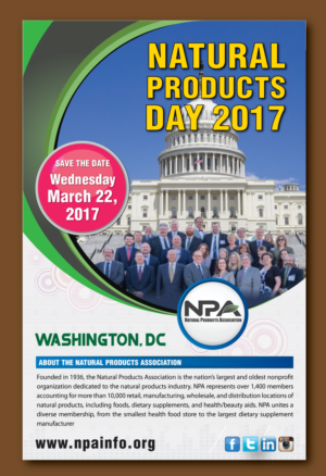 Design de Flyer par meet007 pour Natural Products Association | Design : #12782330