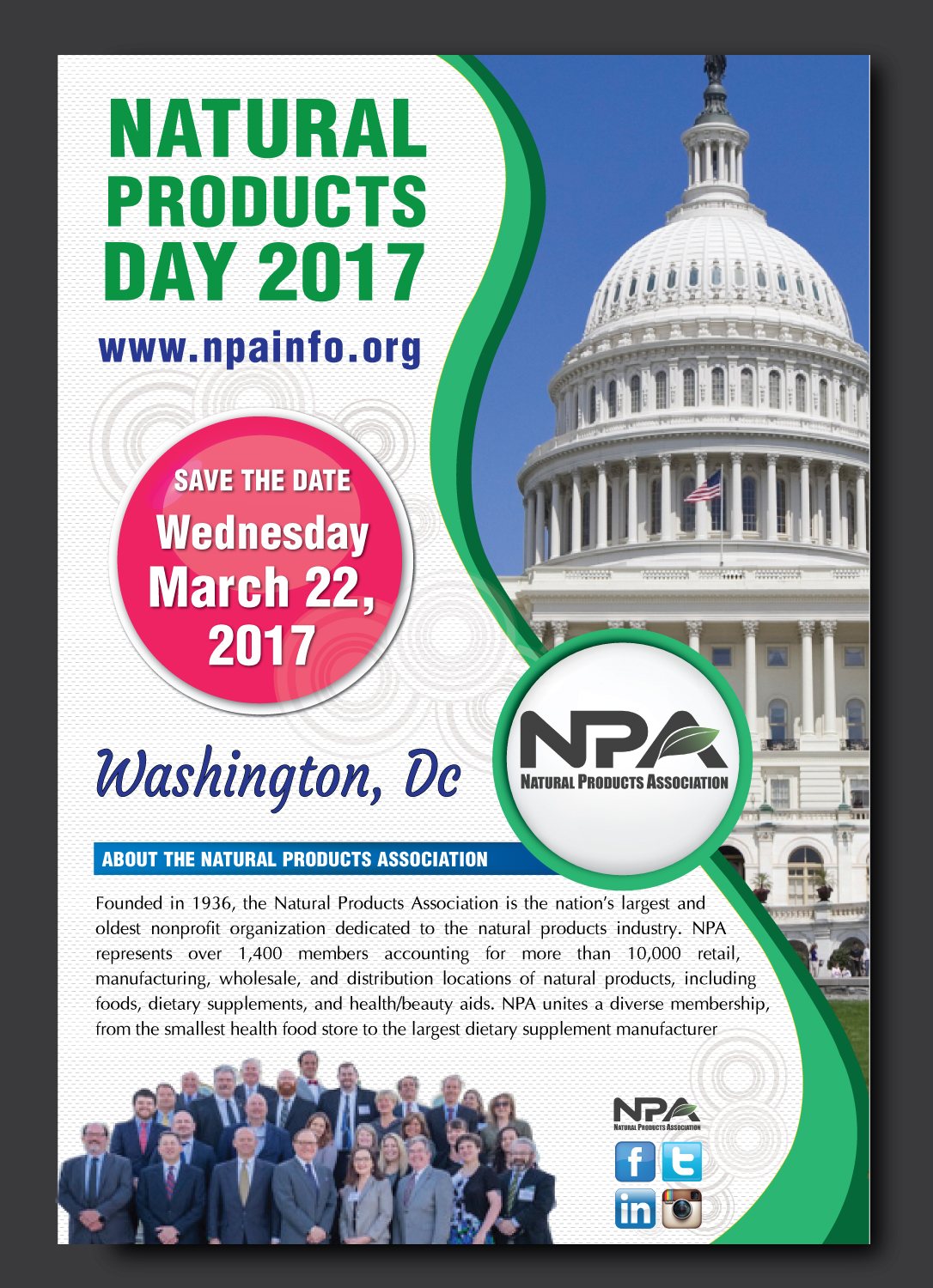 Design de Flyer par meet007 pour Natural Products Association | Design #12782596