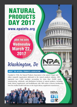 Design de Flyer par meet007 pour Natural Products Association | Design : #12782596