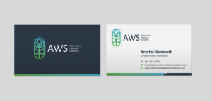 Design de Carte de Visite par INDIAN_Ashok pour Alternative Wellness Solutions  | Design : #12672636